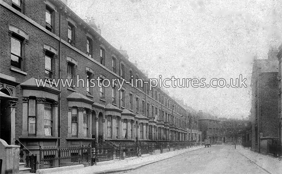 Milson Road, West Kensington, London. 1906.